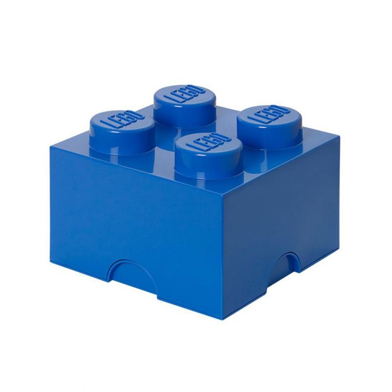 Caja de Almacenamiento Room Copenhagen LEGO Brick Azul Brillante