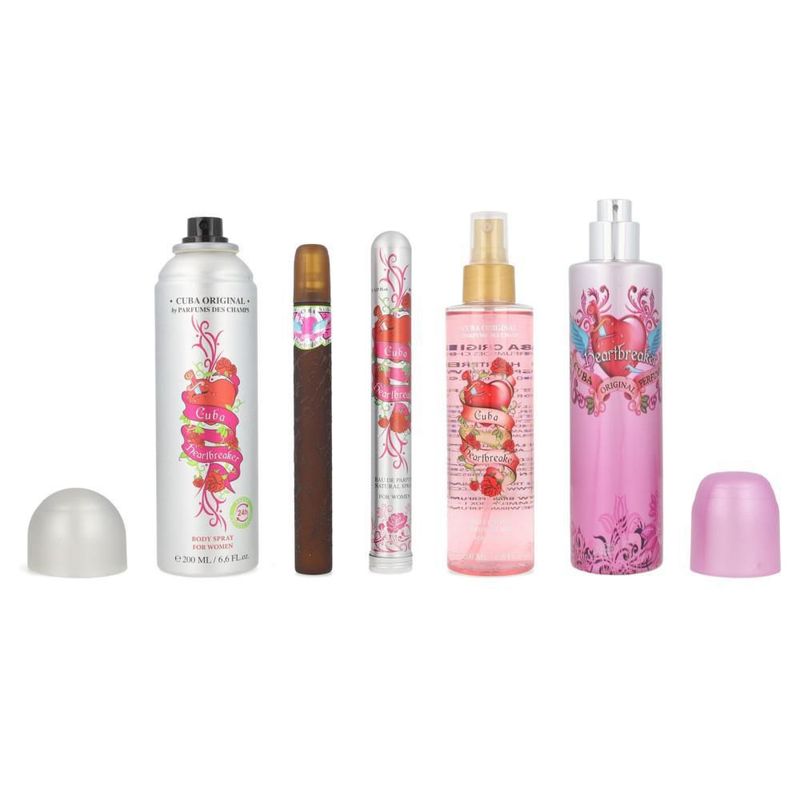 Set Cuba Heartbreaker Cubeta 4Pzs - Dama