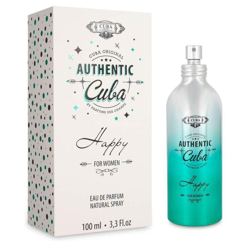 Cuba Authentic Happy 100Ml Edp Spray