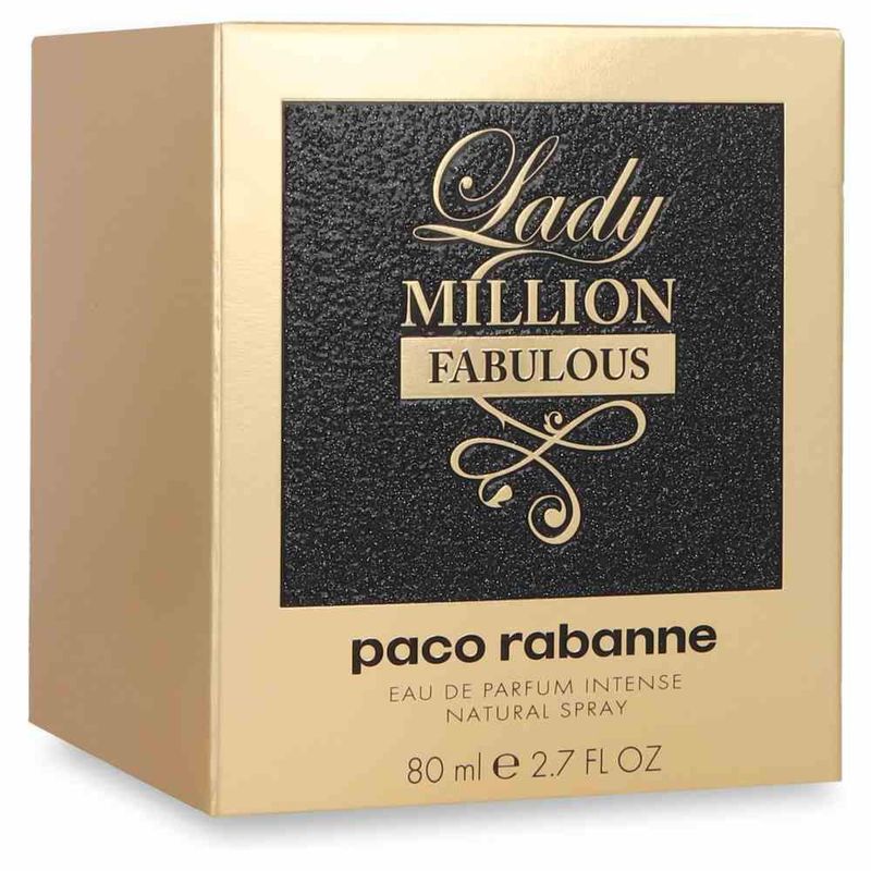 Fragancia para Dama Lady Million Fabulous Intense 80 ml Edp Spray
