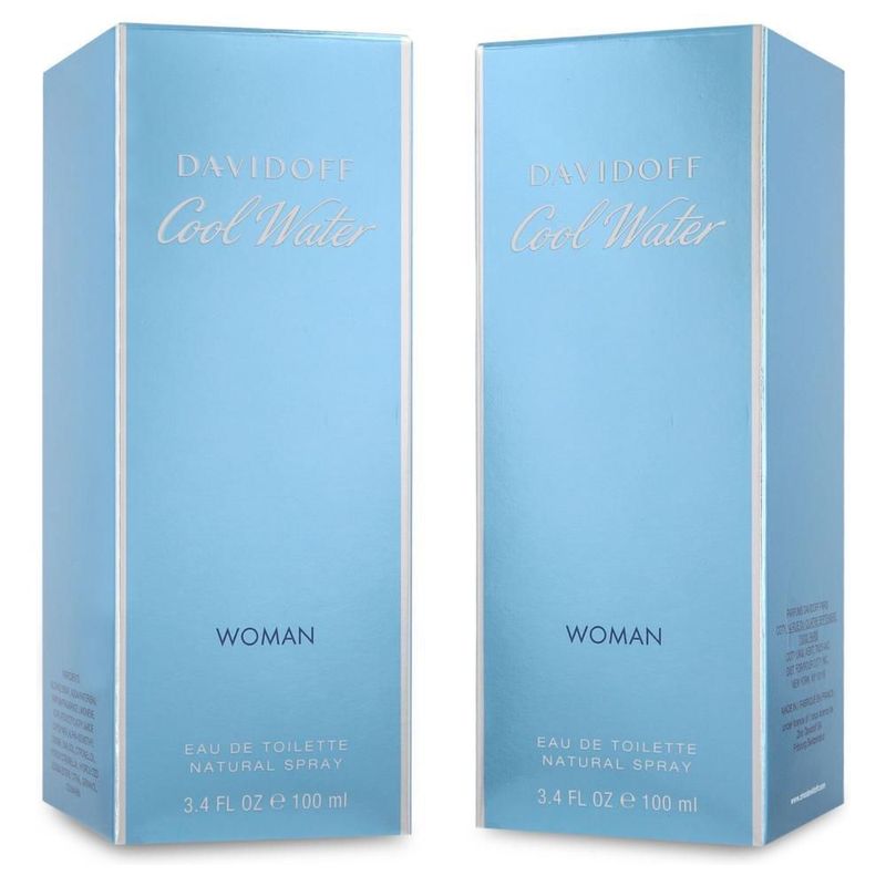 Paquete Cool Water 100 Ml Edt Spray 2X1 - Dama