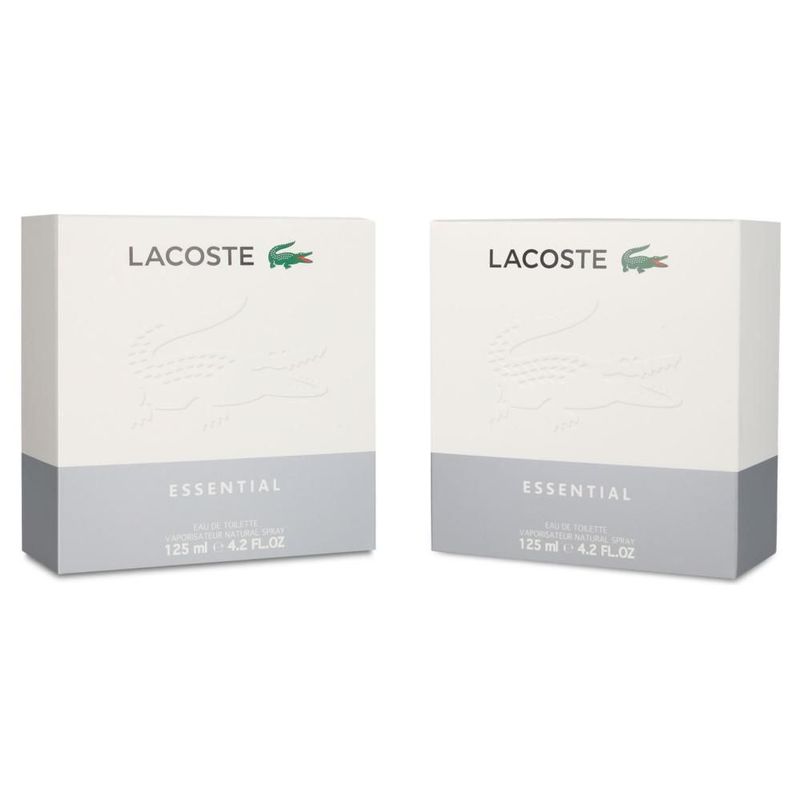 Paquete Lacoste Essential 125 Ml Edt Spray 2X1 - Caballero