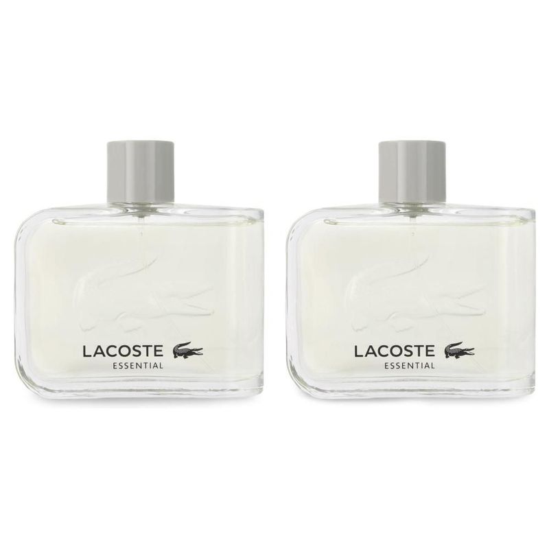Paquete Lacoste Essential 125 Ml Edt Spray 2X1 - Caballero