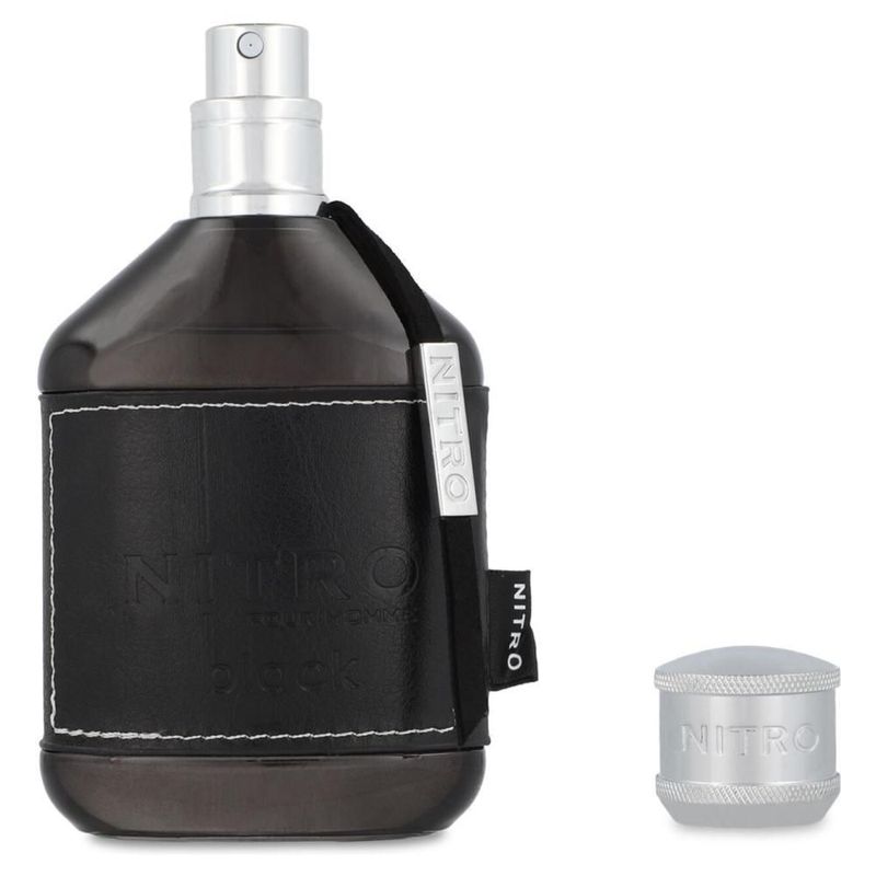 Perfume Arabe Nitro Black Pour Homme 100Ml Edp Spray - Caballero