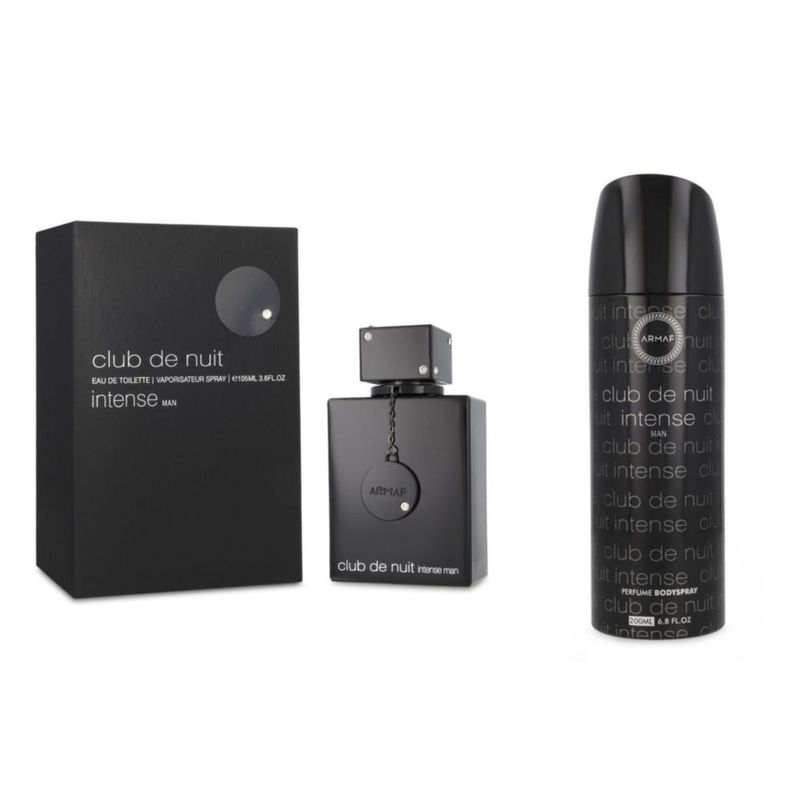 ARMAF CLUB DE NUIT INTENSE 105ML EDT SPRAY Y UN DESODORANTE DE REGALO