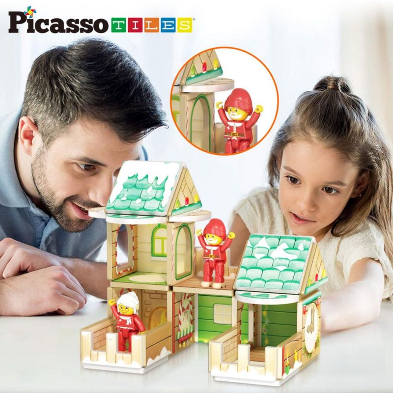 Juego de 50 piezas PicassoTiles Navideño