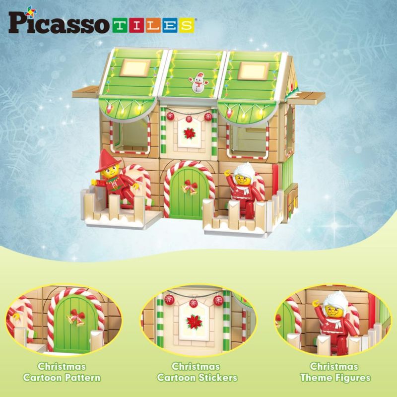 Juego de 50 piezas PicassoTiles Navideño