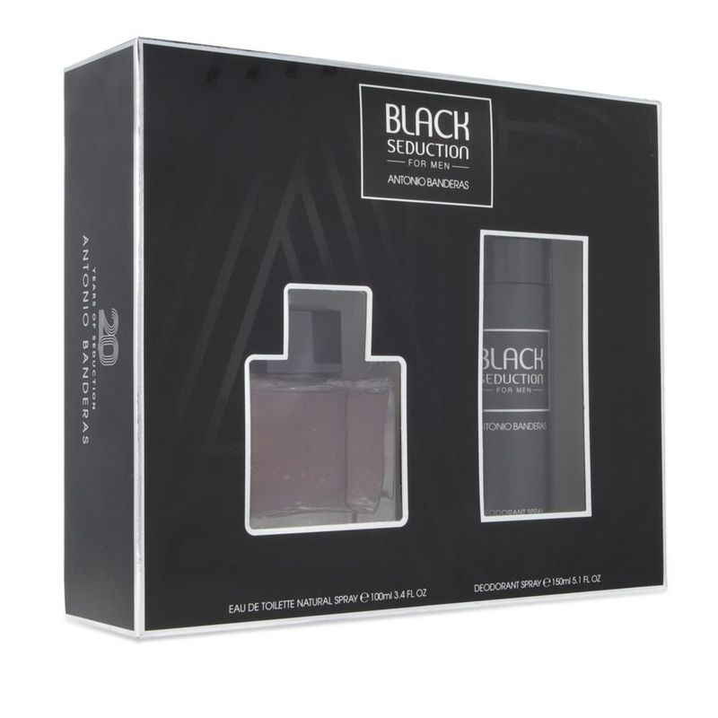 SET BLACK SEDUCTION 2PZS 100ML EDT SPRAY/ DESODORANTE 150ML SPRAY