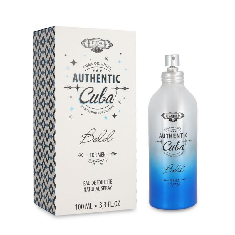 CUBA AUTHENTIC BOLD 100ML EDT SPRAY