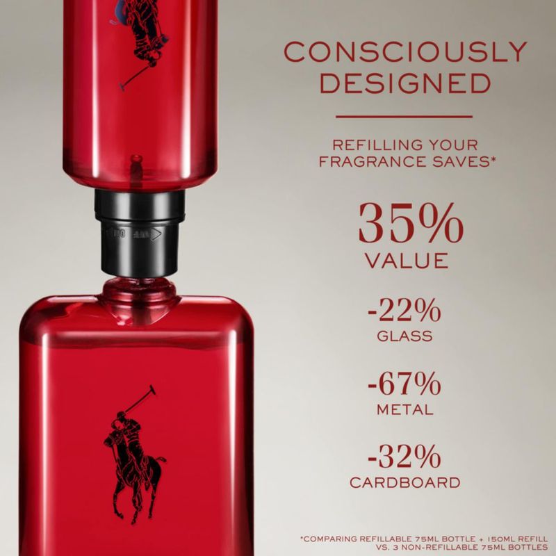 Perfume Ralph Lauren Polo Red Eau de Toilette 125 ml para hombre