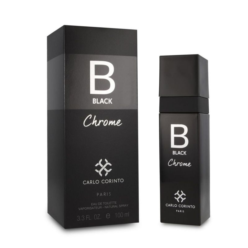 Perfume Carlo Corinto Black Chrome Eau de Toilette 100ml