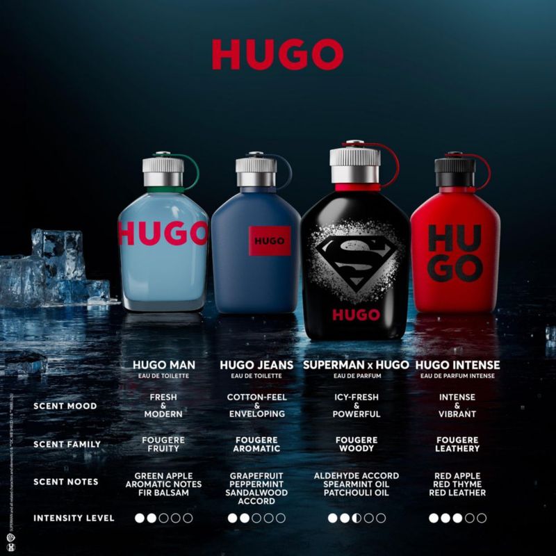 Perfume Hugo Boss SUPERMAN x HUGO Eau de Parfum para hombre
