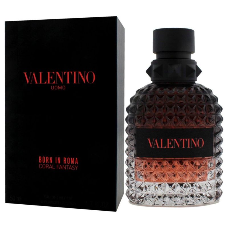 Perfume Valentino Uomo Born In Roma Coral Fantasy de 50 ml para hombre