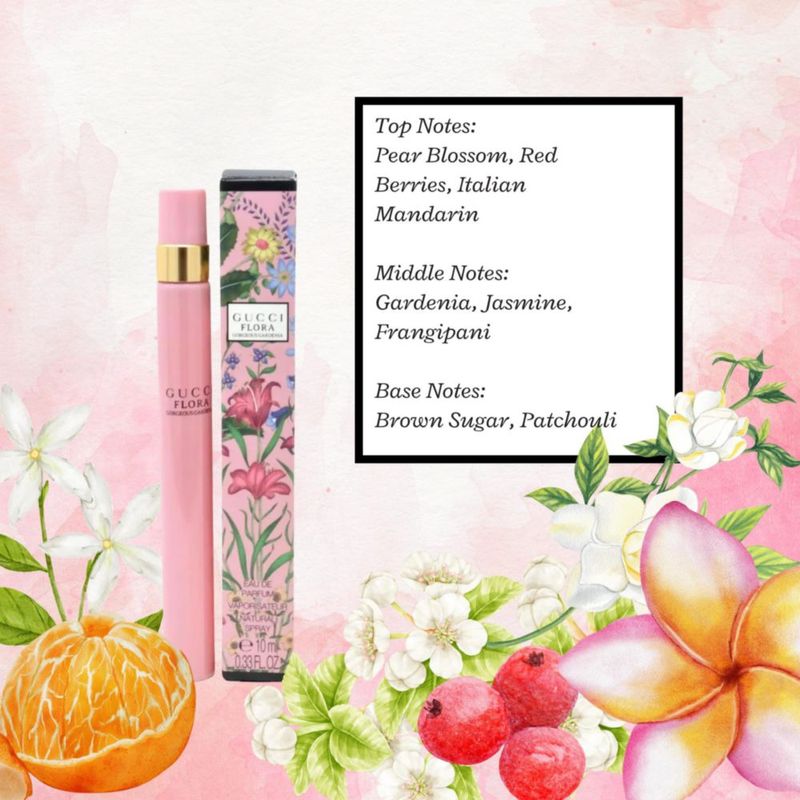 Perfume Gucci Flora Gorgeous Gardenia EDP Travel 10 ml para mujer