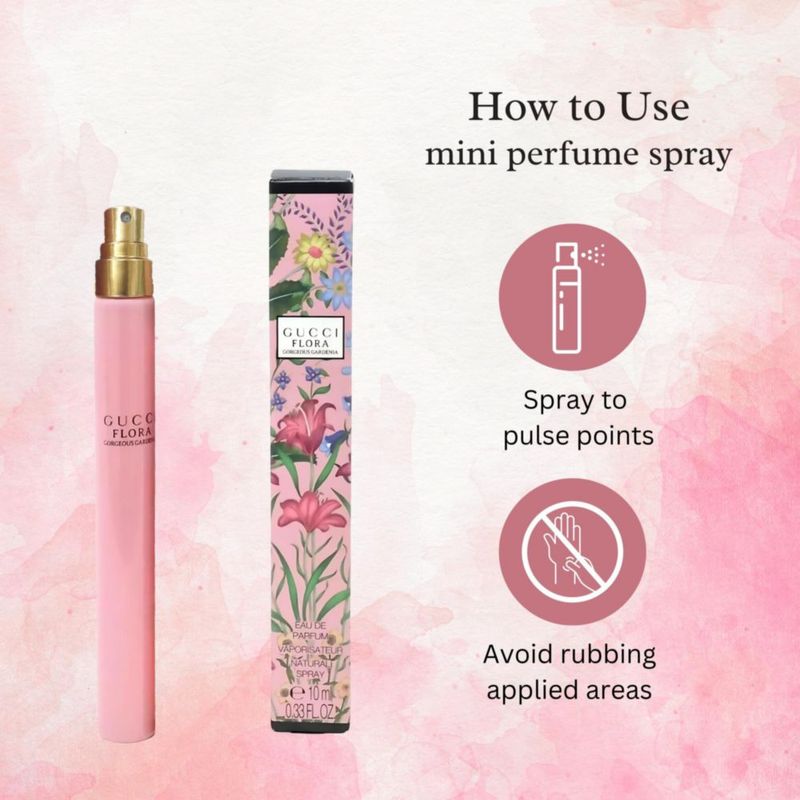 Perfume Gucci Flora Gorgeous Gardenia EDP Travel 10 ml para mujer