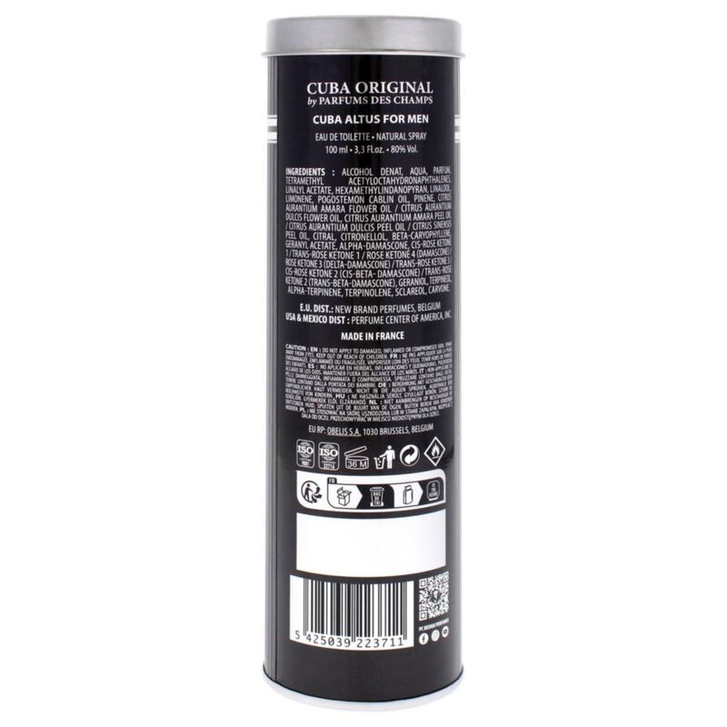 Perfume Cuba Altus EDT en aerosol para hombre 100 ml