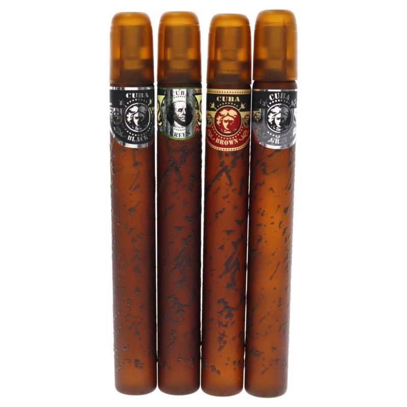 Set de regalo de perfume Cuba para hombre 35 ml x 4 (aromas variados)