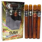 Set de regalo de perfume Cuba para hombre 35 ml x 4 (aromas variados)