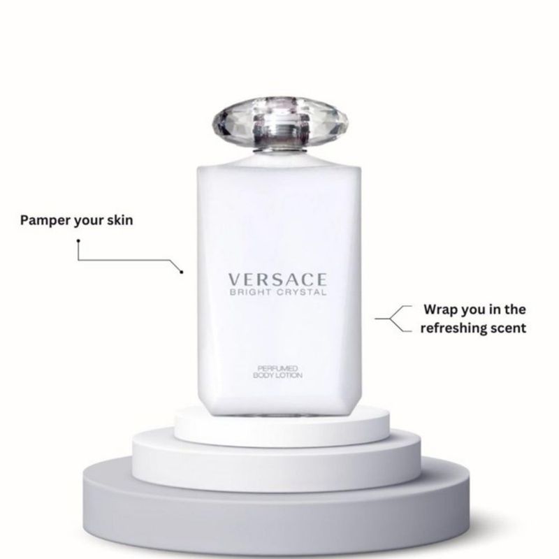 Loción corporal Versace Bright Crystal para mujer 200 ml
