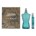Set de viaje Jean Paul Gaultier Le Male para hombre 2 piezas