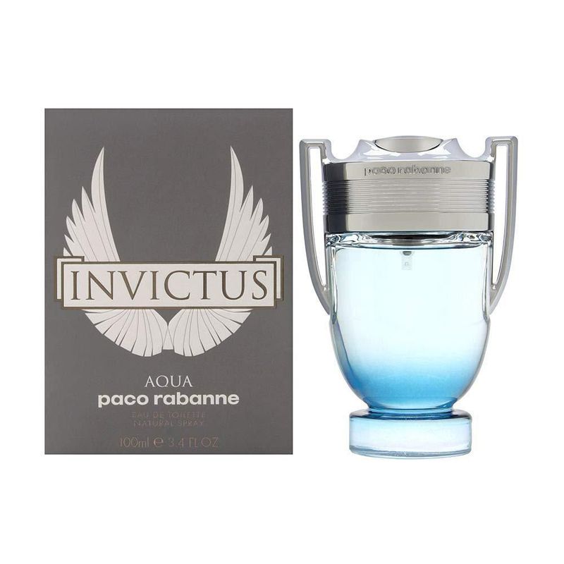 Perfume Paco Rabanne Invictus Aqua Eau de Toilette para hombre 100 ml