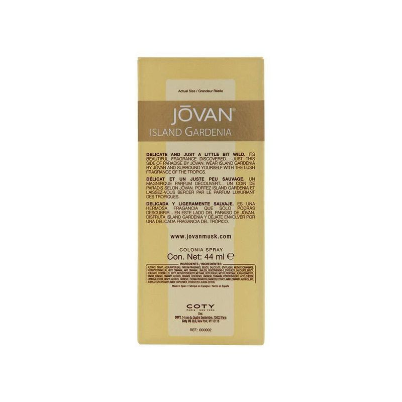 Perfume Jovan Island Gardenia Eau de Cologne 45 ml para mujer