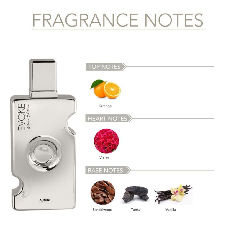 Perfume Ajmal Evoke Edition Silver 75 ml para mujer
