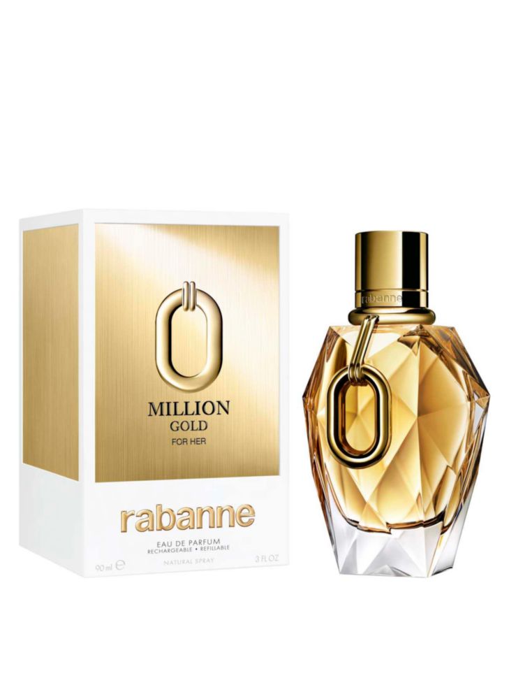 Perfume Paco Rabanne Million Gold Eau de Parfum para mujer 90 ml