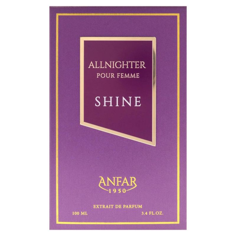 Perfume Anfar Allnighter Shine 100 ml Extrait de Parfum