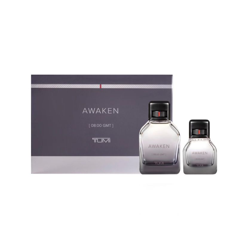 Set de regalo Perfume TUMI AWAKEN 08:00 GMT Eau de Parfum 100 ml