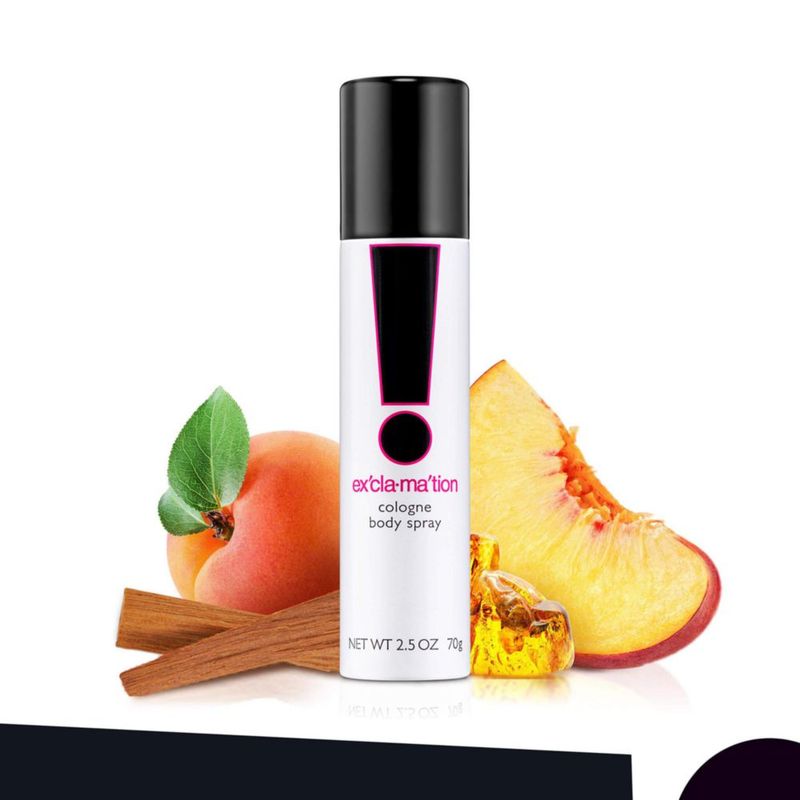 Colonia en aerosol Perfume Coty Exclamation 75 ml diseño floral vegano