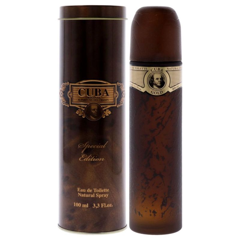 Perfume Cuba Gold Edición Especial Eau de Toilette para hombre 100 ml