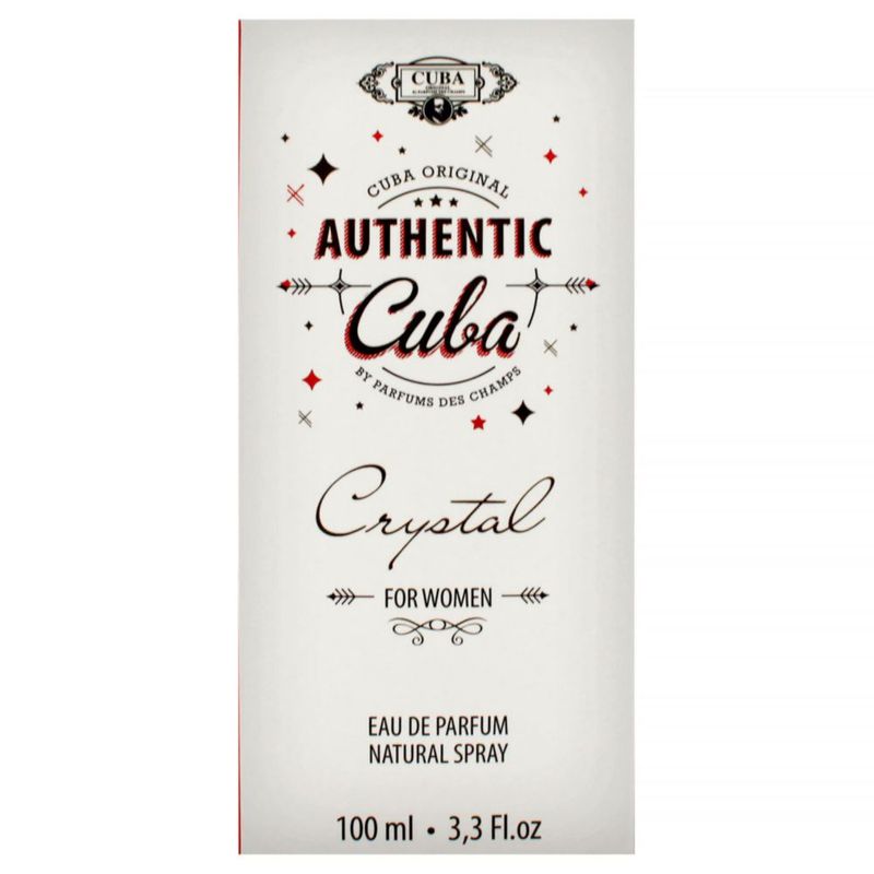 Perfume Cuba Authentic Crystal Eau de Parfum 100 ml para mujer