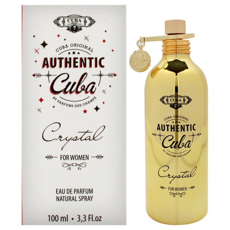 Perfume Cuba Authentic Crystal Eau de Parfum 100 ml para mujer