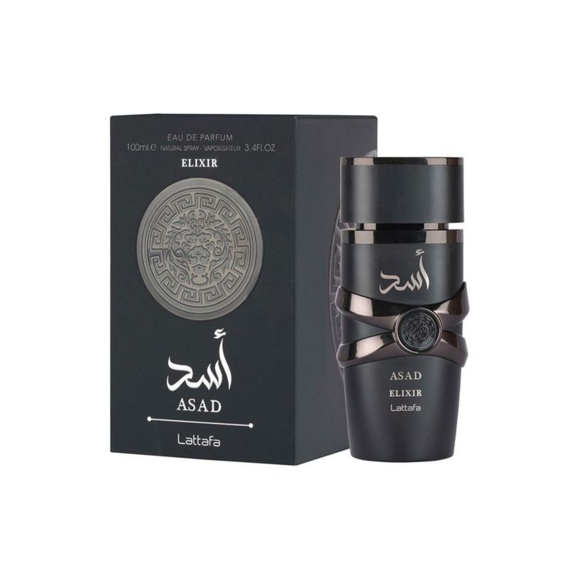 Lattafa Asad Elixir Perfume Árabe para Hombre Intenso 100ml Amaderado Premium
