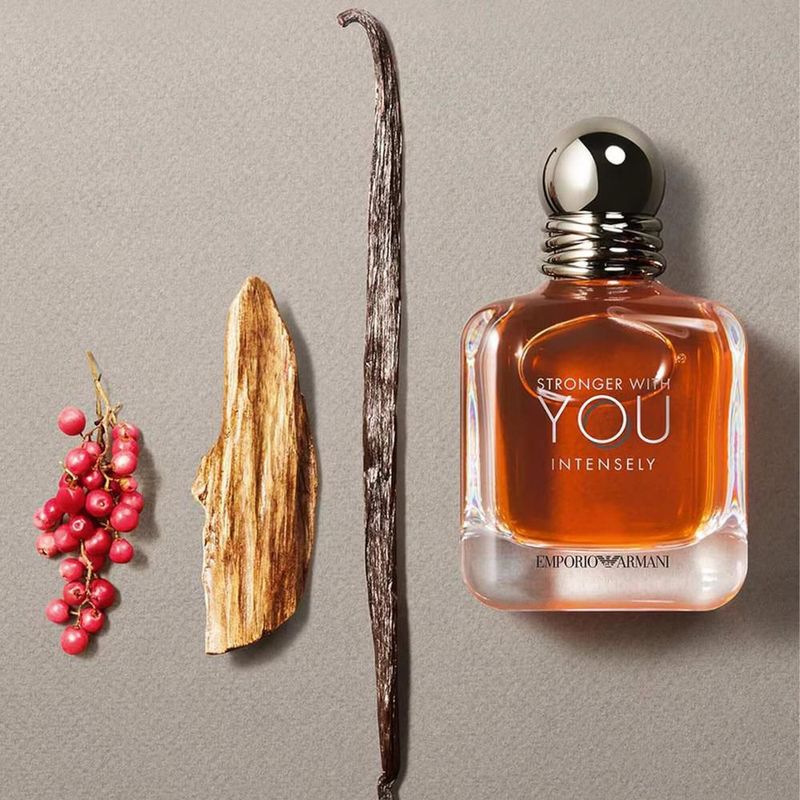 Loción stronger with you intensely de emporio armani 100 ml edp