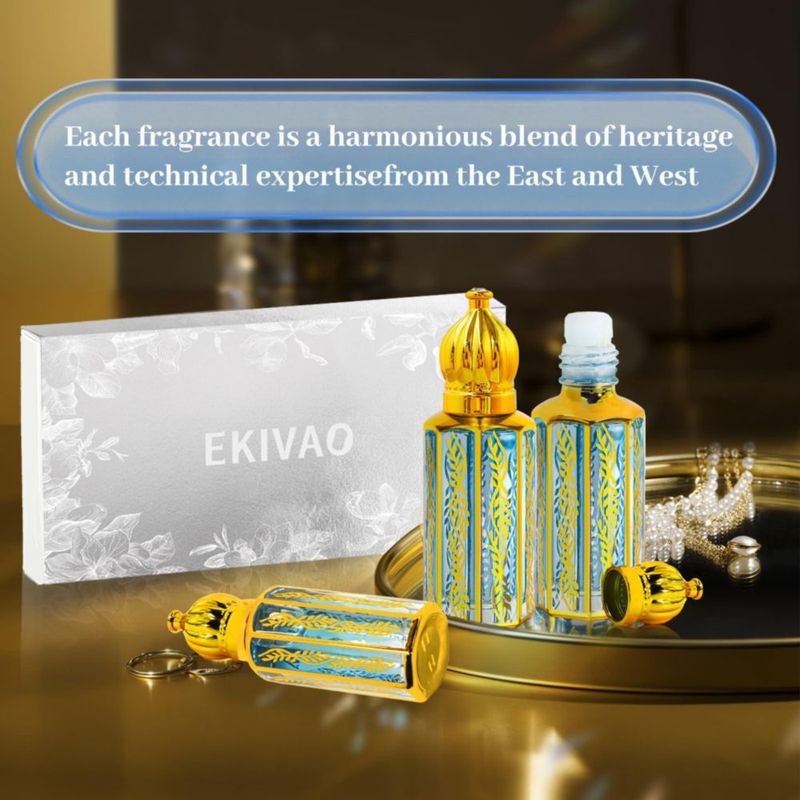 Aceite de perfume EKIVAO Arabian para mujer 35 ml de larga duración