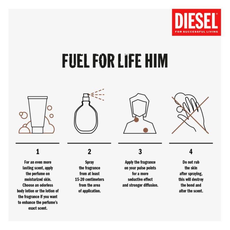 Perfume Diesel Fuel for Life Eau de Toilette 125 ml para hombre
