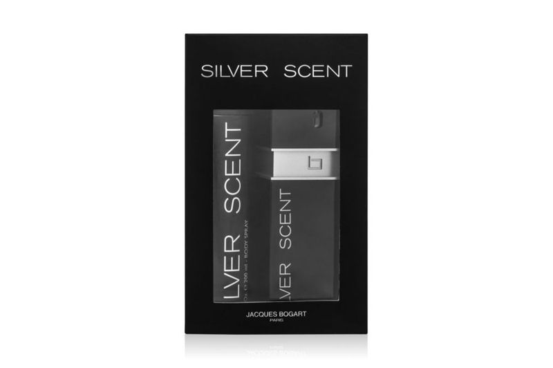 Set de regalo Perfume Jacques Bogart Silver Scent para hombre 100 ml