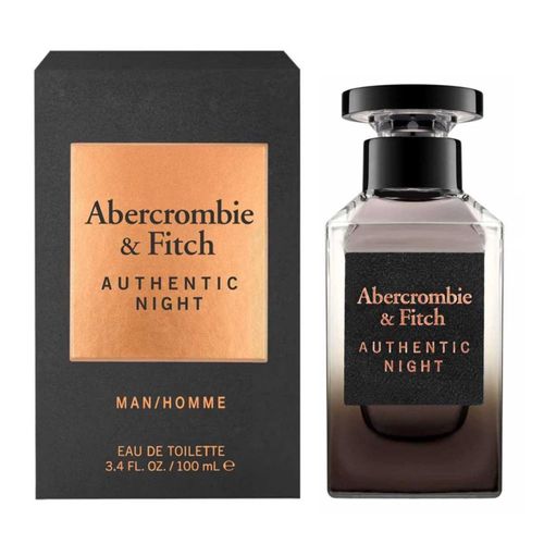 Perfume Abercrombie Fitch Authentic Night 100ml agua de tocador Hombre