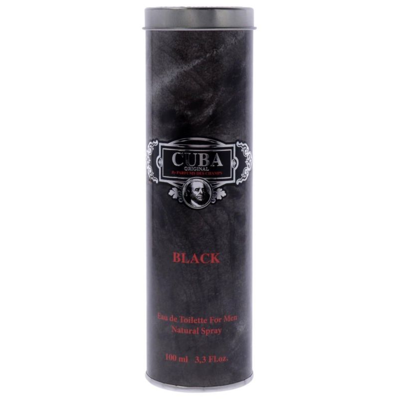 Perfume Cuba Black de Cuba para hombre EDT en aerosol de 100 ml