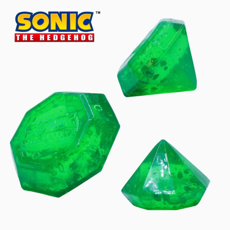 Juguete de Apretar Just Toys Sonic Jelly SquishMe (cubo de gelatina) Caja Sorpresa