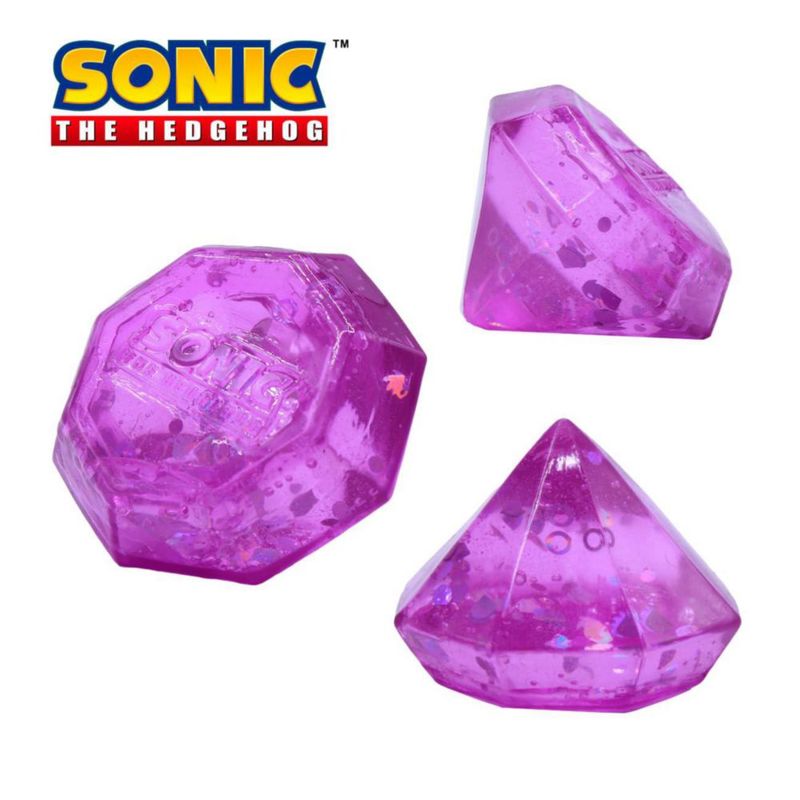 Juguete de Apretar Just Toys Sonic Jelly SquishMe (cubo de gelatina) Caja Sorpresa
