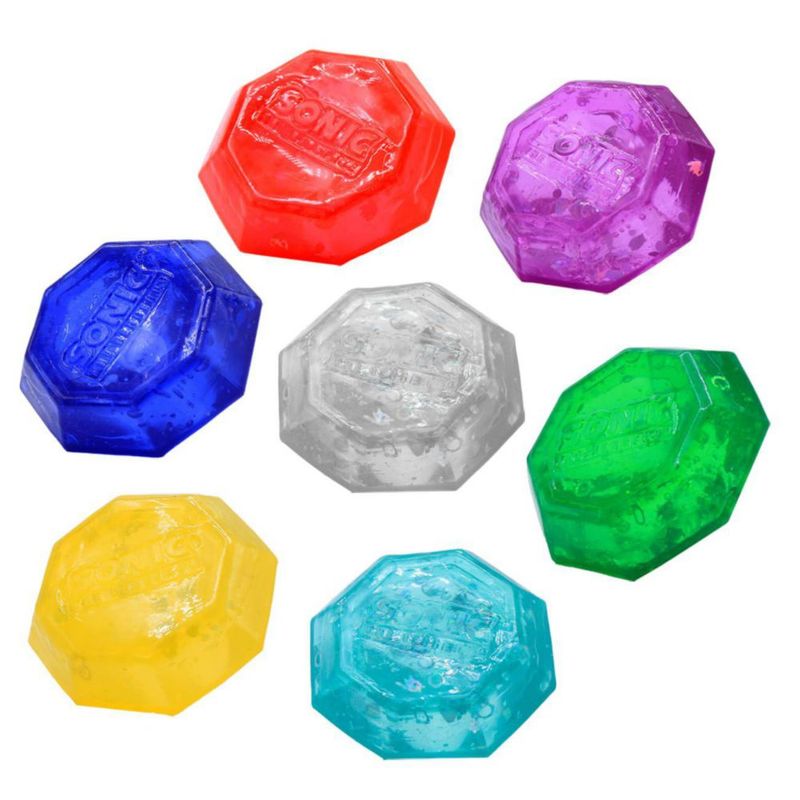 Juguete de Apretar Just Toys Sonic Jelly SquishMe (cubo de gelatina) Caja Sorpresa