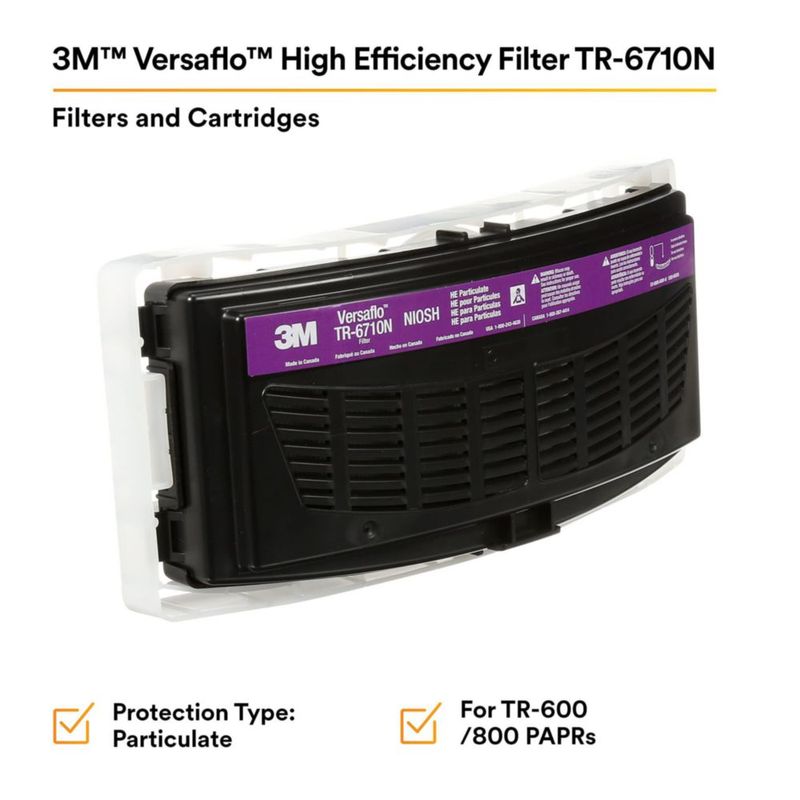 Filtro 3M Versaflo TR-6710N-5 (paquete de 5)
