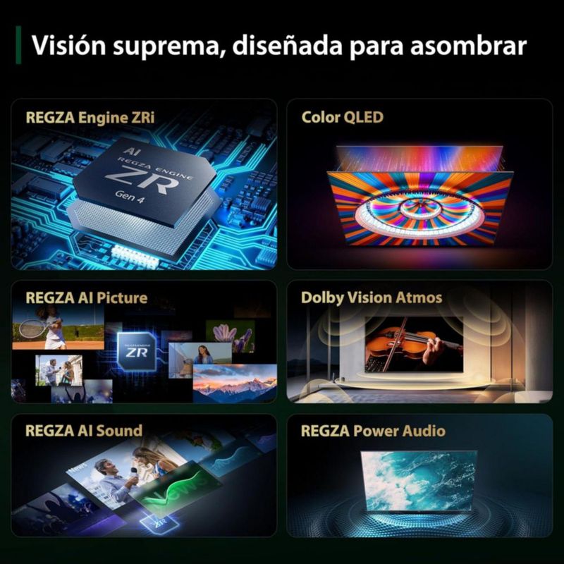 TELEVISOR TOSHIBA MOD. 65M450SFM QLED SMART TV