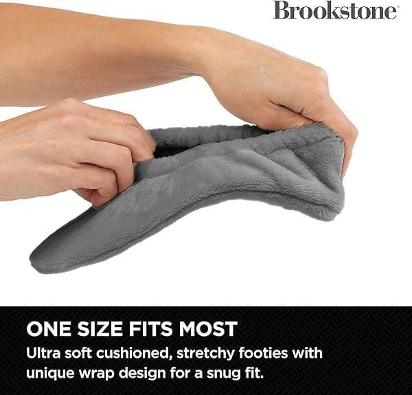 Plantilla de espuma viscoelástica Brookstone Plush para pantuflas