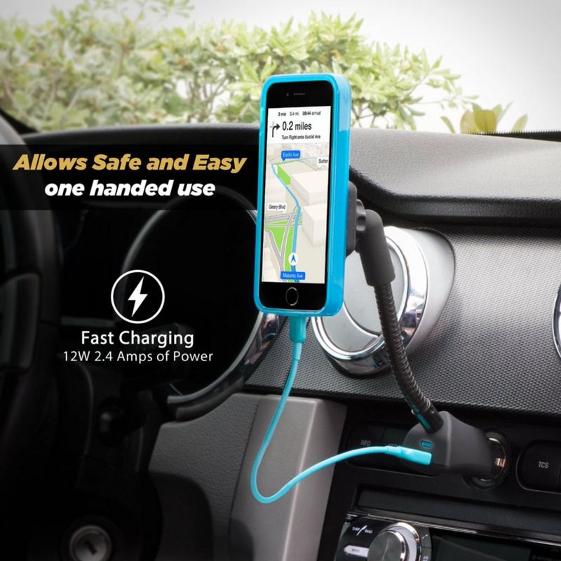 Soporte magnético para teléfono Scosche para coche con cargador USB 12 V