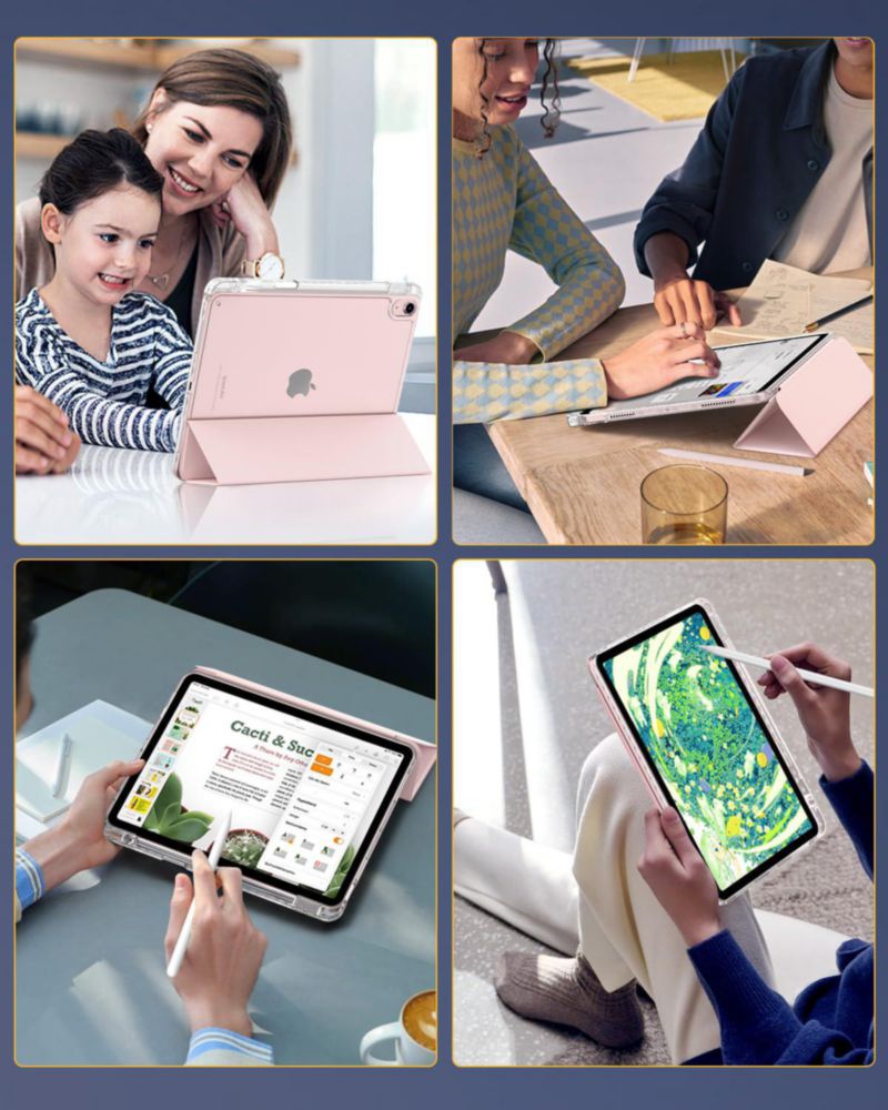 Funda para iPad TiMOVO 28 cm Air 11" M4/M3/M2 Rosa claro