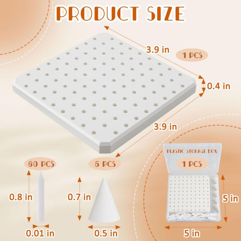 Placa refractaria Halandar 13 cm x 13 cm + 60 soportes + 5 clavos